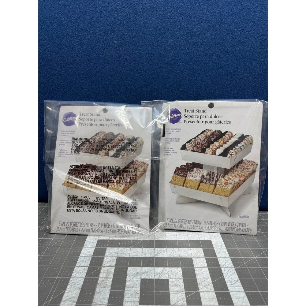 2 Wilton 2‎ Tier Treat Stand 9.75 High 10